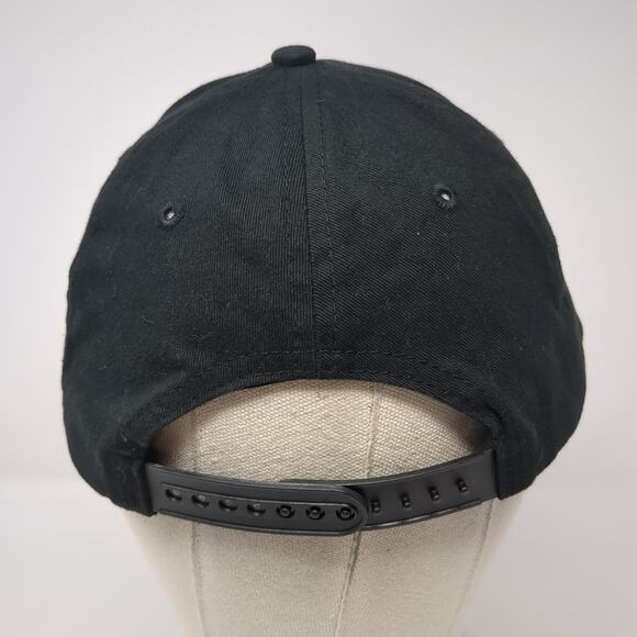 Wayne's World Snapback Cap Black One Size Adjustable Embroidered Vented Holes - Picture 6 of 9
